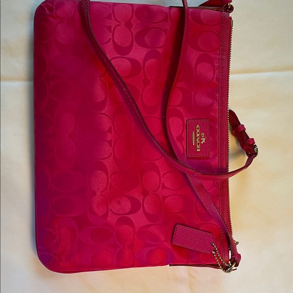 Coach Fuchsia Crossbody Bag - Picture 3 of 3